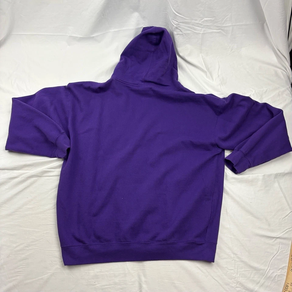 Para hombres Talla XL Antigua Marca Universitaria Louisiana State Univ. Sudadera con capucha púrpura LSU Tigers Foto 3 de 4