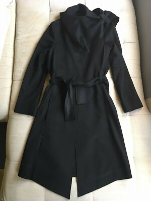New Patrizia Pepe Cashmere wool belted coat I42