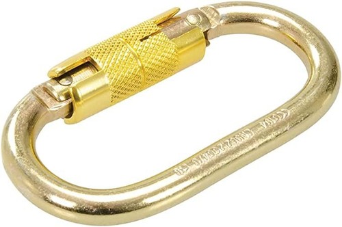 Mosquetón ovalado de bloqueo automático / mosquetón puerta 21 mm (22,2 kN) - EN362 - Imagen 2 de 2