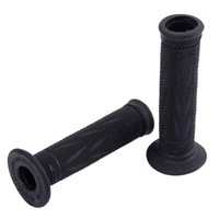 "Motorrad Griffgummi \"729\" Schwarz FüR 7/8\" 22Mm Lenker Offen 120 Mm Road Griffe"