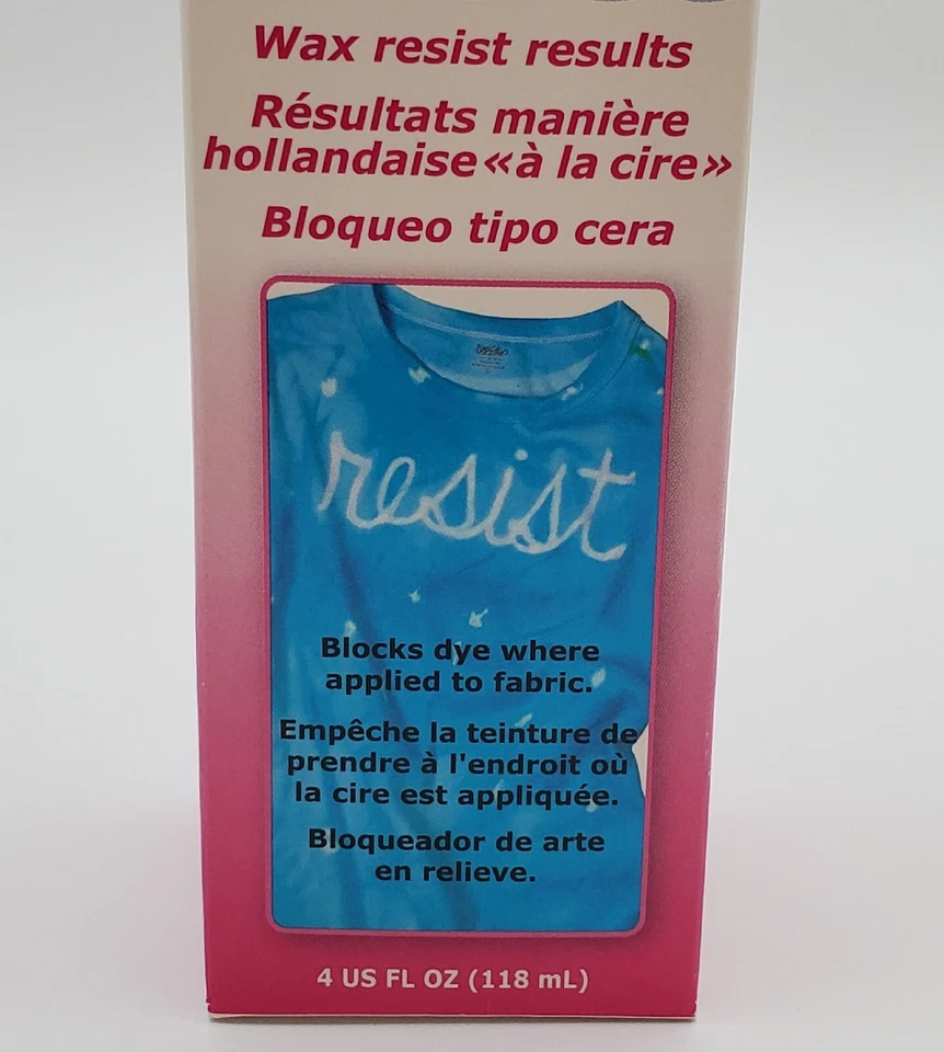 Tulip Dye Resist 4oz Original Formula One Step Fashion Art Blocks Color New NOS - Image 4 of 4