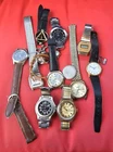Vintage Mix Watches Lot For Parts Or Repair Non Working Armitron,Timex Used V1