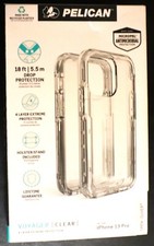 Pelican Voyager Hardshell Case for iPhone 13 Pro BRAND NEW Clear in Retail Pkg