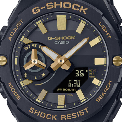 CASIO G-SHOCK G-STEEL GST-B500BD-1A9JF Black x Gold Men's Watch
