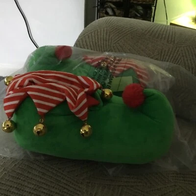 Jingle Elf Slippers Size Medium - Image 1 of 4