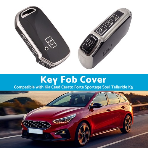 Ontto Guscio Pelle Smart Key Per Land Rover E Jaguar 2020-2021 – Protezione Completa Blu - 6