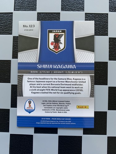 2018 Panini Prizm World Cup Red Mosaic Shinji Kagawa Japan - Bild 2 von 2