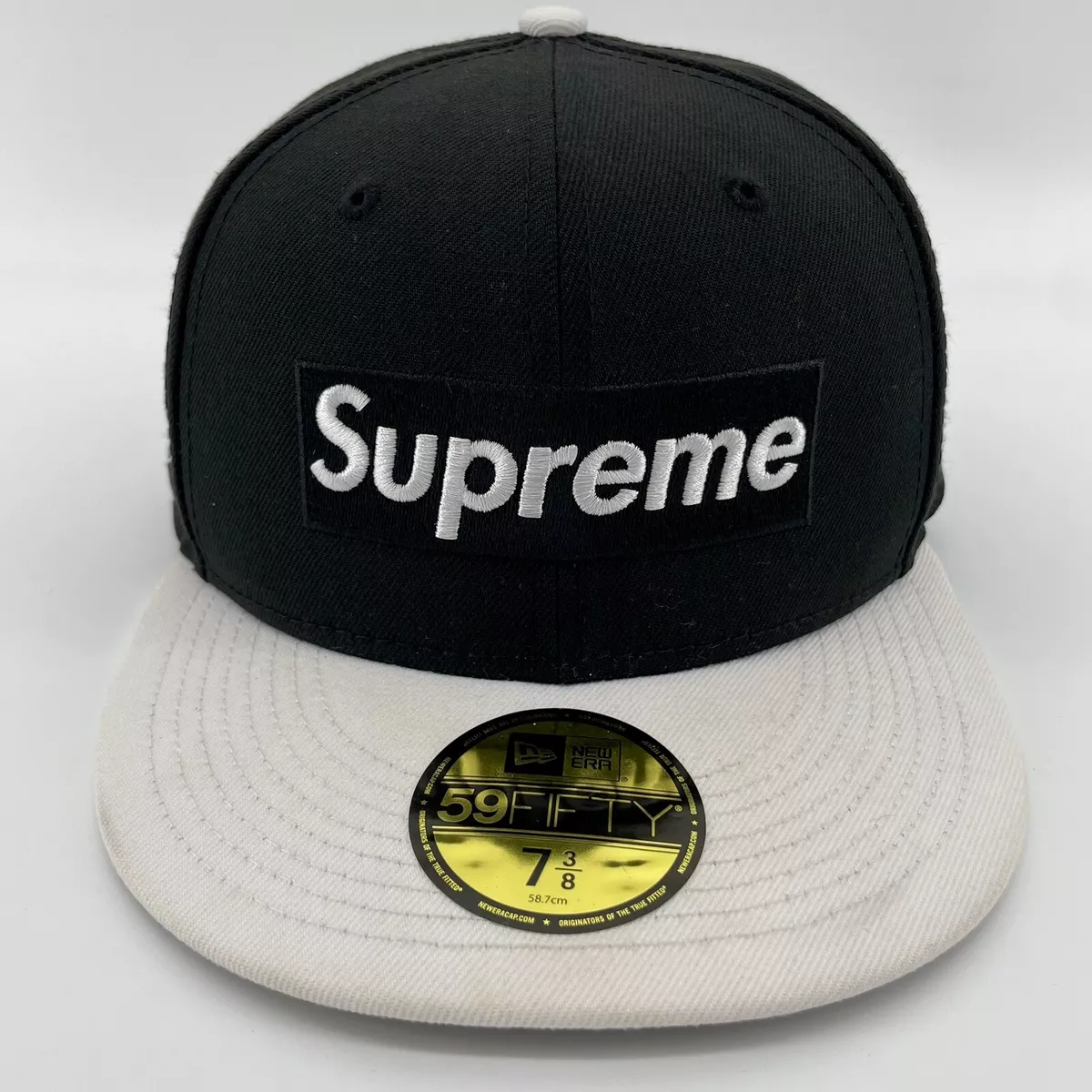 Supreme S Logo New Era ブラック 7 3/8