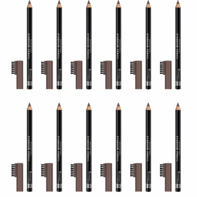 Pack of (12) New Rimmel Professional Eyebrow 002 Hazel 0.05 Ounces