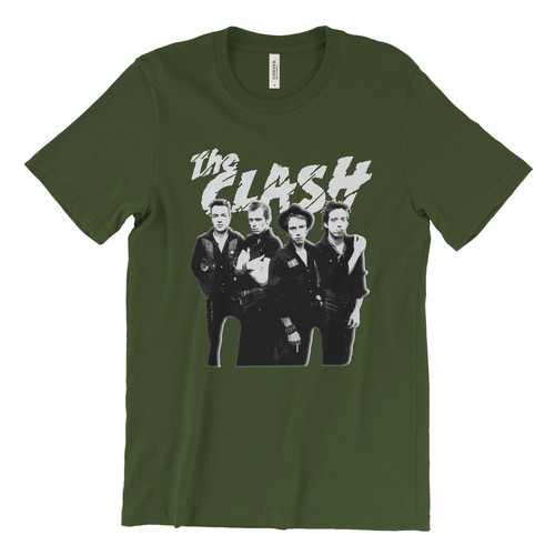 The Clash T-Shirt Punk Rock Band Should I Stay Or Should I Go London new wave - Picture 7 of 8