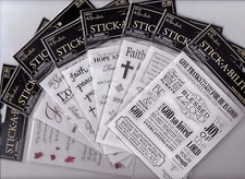 The Paper Studio Stickabilities RELIGIOUS Themed Stickers~U Choose! Quick Ship
