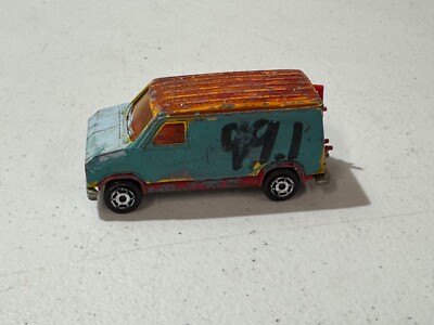 VINTAGE 1970S MAJORETTE FOURGON 279/234 ECH 1/65 MADE IN FRANCE VAN