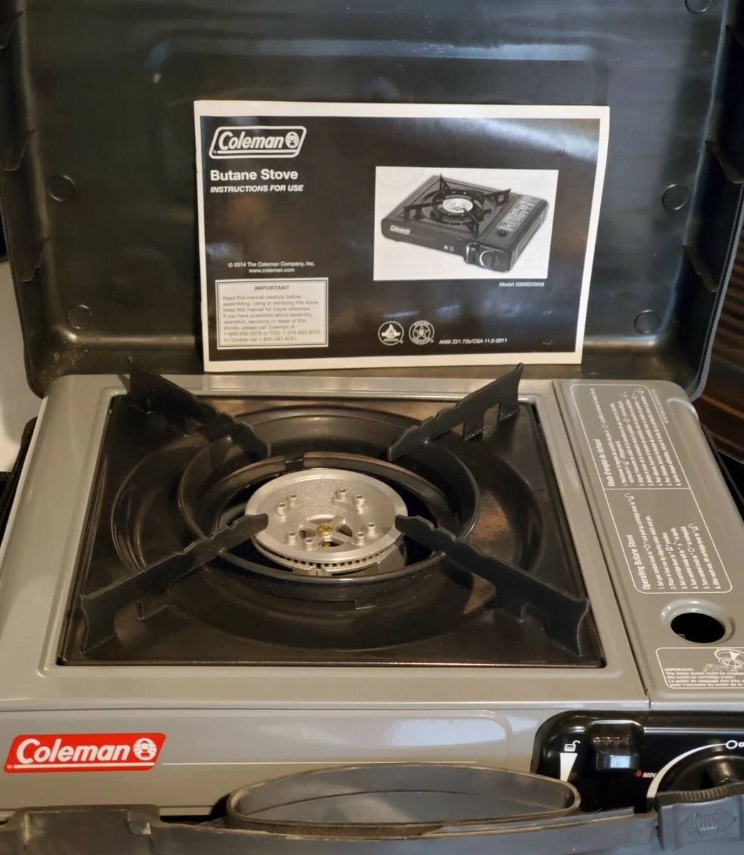 Coleman One Burner Butane Camp Stove w/ Case | eBay