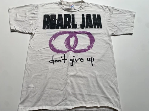 "rare version" of Pearl Jam Don't Give Up Tour Made Vintage vintage concert t-shirt, vintage, single stitch, B+ condition