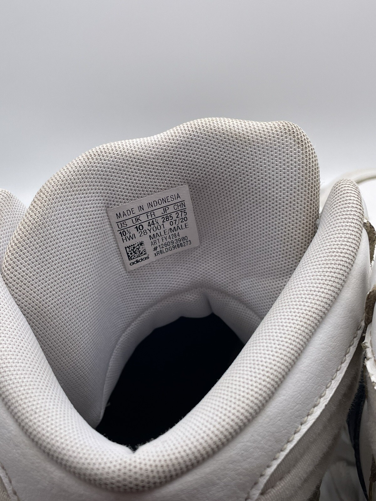 Adidas Entrap Basketball Shoes Mens 10.5 White Gold B… Gem