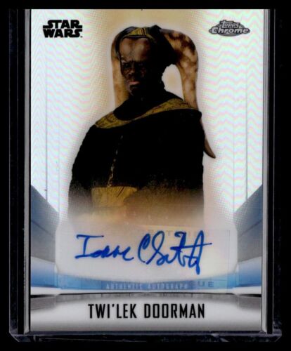 2022 Topps Chrome Star Wars Mandalorian Auto Twi'Lek Doorman A-IS - Picture 1 of 2