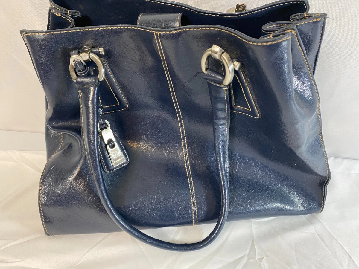 Liz Claiborne Faux Leather Large Purse Handbag Travel Carry-On Bag | eBay