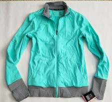 NWT RARE Victoria Secret Sport Jacket S Small VSX VS sweatshirt full zip stretch