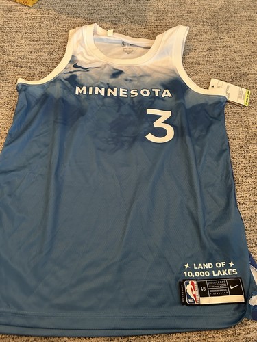 Jaden McDaniels Signed Minnesota Timberwolves City Edition Jersey NBA - Picture 3 of 3