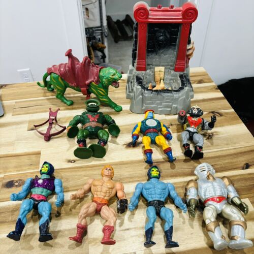 8 Vintage 1980s He-Man Masters Of The Universe MOTU Action Figure Lot Mattel - Picture 1 of 15