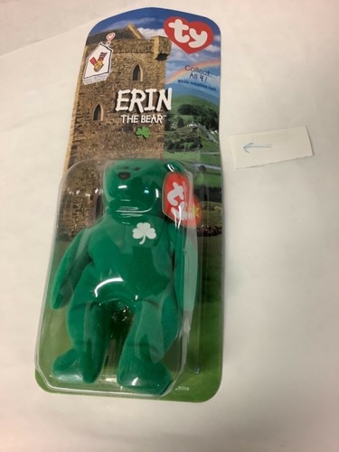 McDONALDS SET COMPLETO DI 4 TEENIE BEANIE BABIES TY INTERNATIONAL BEARS 1999 - Foto 2 di 12