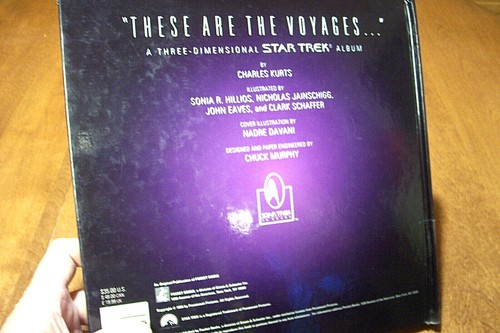 STAR TREK 3D Pop-Up Album Buch ""THESE ARE THE VOYAGES, 1966-96" Chas Kurts GUT - Bild 12 von 12