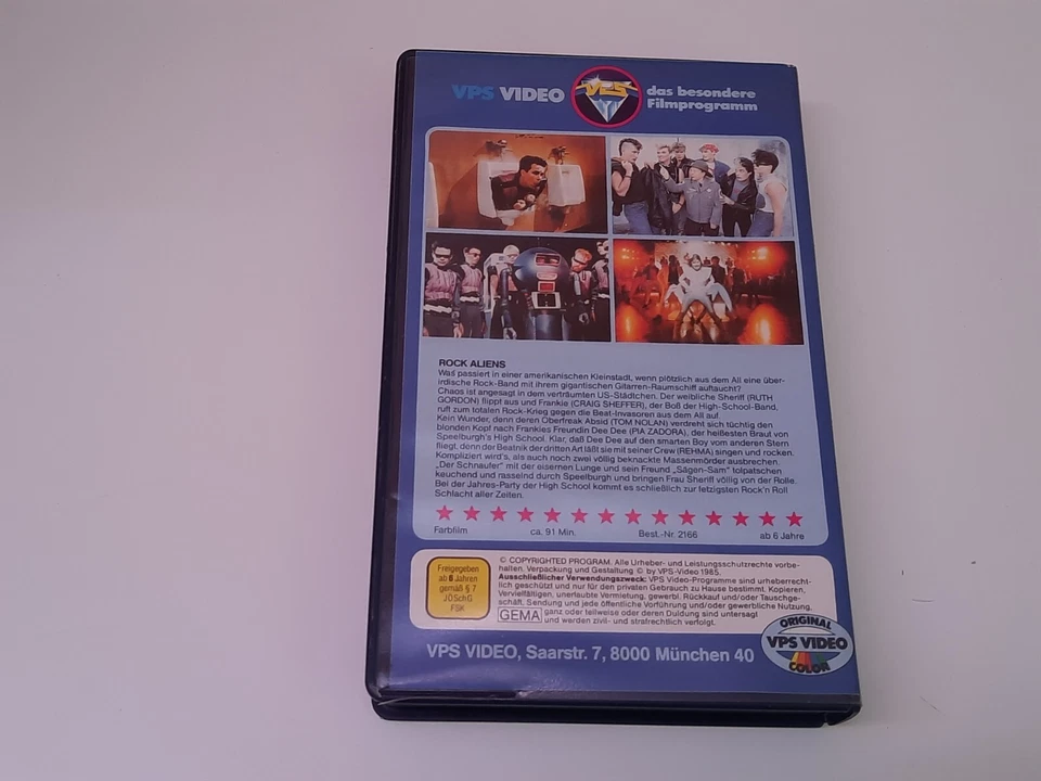 Voyage Of The Rock Aliens 1984 VHS German PAL VPS Video Pia Zadora - Bild 2 von 4