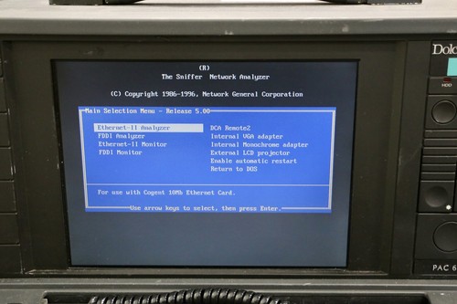 DOLCH PAC 60 - 486DX/66 Sniffer Network Analyzer *READ* - 第 3/12 張圖片