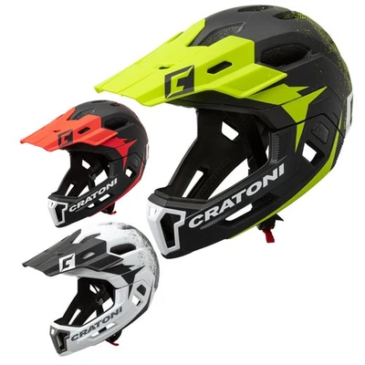 Cratoni C-Maniac 2.0 MX Fahrradhelm Fullfacehelm Kinnbügel Bikeparknorm Enduro