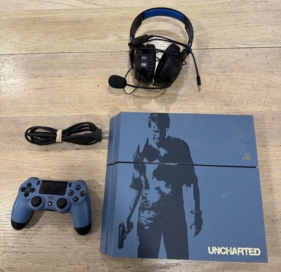 Sony PlayStation 4 250GB Uncharted Edition Console CUH-1215A Used, Tested Works!