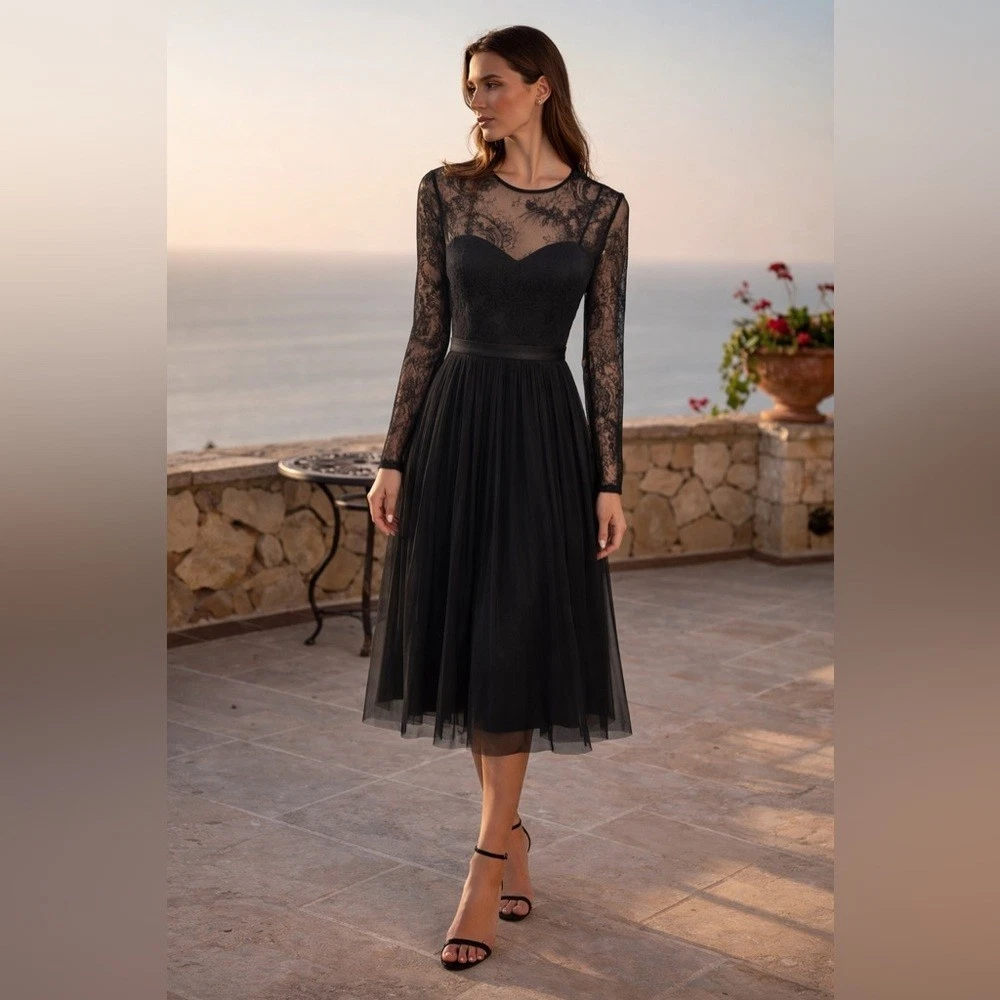 knee length dresses for ladies Delaney Gown | Flower Lace Ballgown Wedding Dress