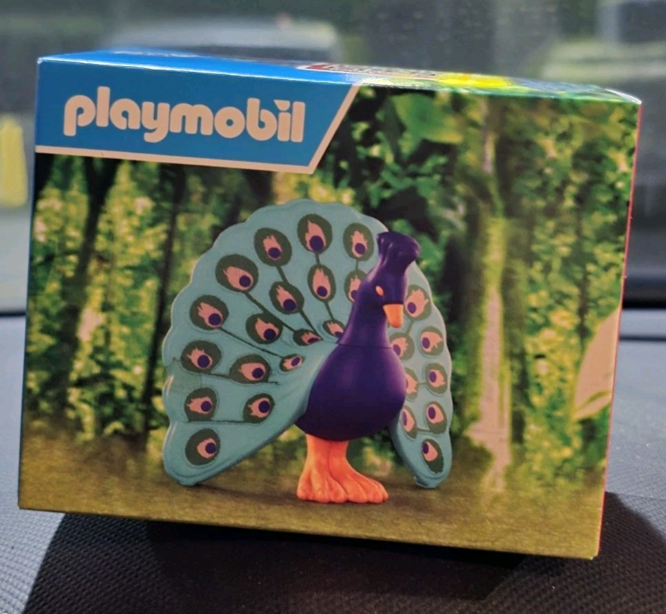 2026 McDonald's Happy Meal Toy Playmobil Wiltopia Peacock Bird