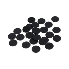 Jetons De Jeu - 22 Mm - Noir - Mat