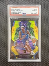 2022-23 Panini Select - Ousmane Dieng Gold Prizm Rookie Die-Cut 1/10 1/1 PSA 10
