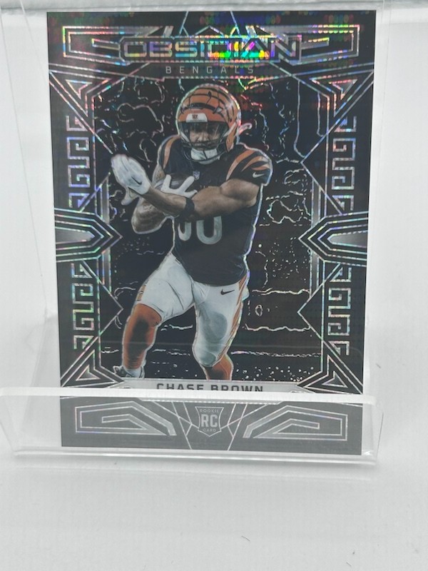 2023 Panini Obsidian - Chase Brown #118 (RC)