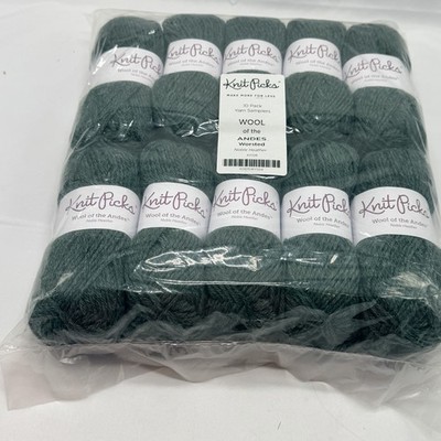 Knit Picks Wool of the Andes Worsted Yarn Lot 10 Noble Heather 50g  Y13