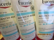 3PK EUCERIN ADVANCED REPAIR HAND CREAM For VERY DRY SKIN 2.7each
