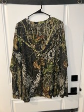 VINTAGE 90s Liberty Advantage RealTree Camo Long Sleeve Ringer T-Shirt sz XL