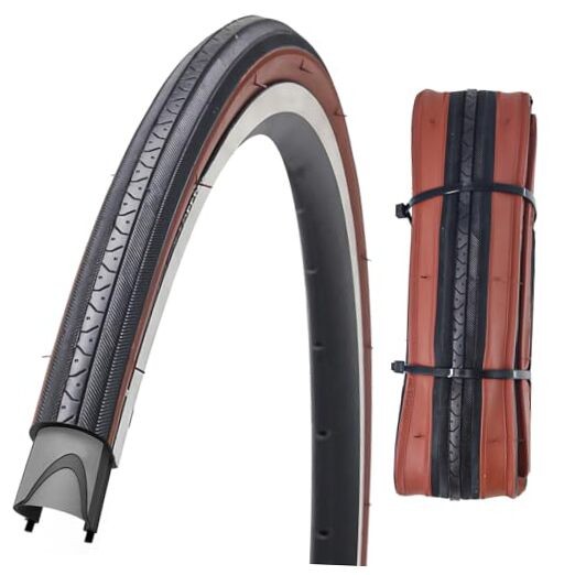 27 X 1 1/4 Bike Tire 27 Inch Road Bike Tires 32-630 Folding Bead 1 Tire/Gumwall