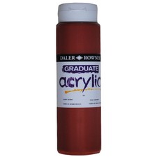 Image of Daler Rowney 123500201 Graduate Acrylic Paint 500ml Burnt Sienna