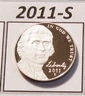 2011-s DCam Proof Superb Problem Free Jefferson Nickel Bright White No Toning