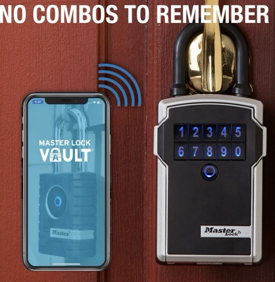 Master Lock 5440EC Bluetooth Portable Lock Box - Image 2 of 4