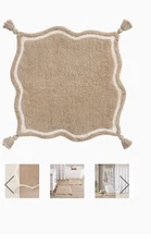John Robshaw Rangila Cotton (2) Bath  Rugs 30x30"  $105