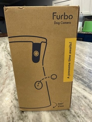 Furbo 360° Dog Camera Treat Dispenser Night Vision iOS Android Motion Detector