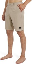 Quiksilver Men's Regular Fit 9'' Active Hybrid Shorts, Tan, 38