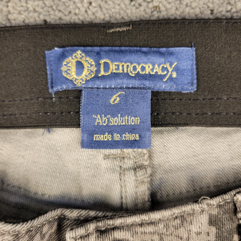 Democracy Pants Womens 6 Snakeskin Pattern Ankle Ab Solution Stretch Snake - Image 4 of 4