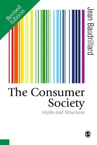 The Consumer Society by Jean Baudrillard - 9781473982383