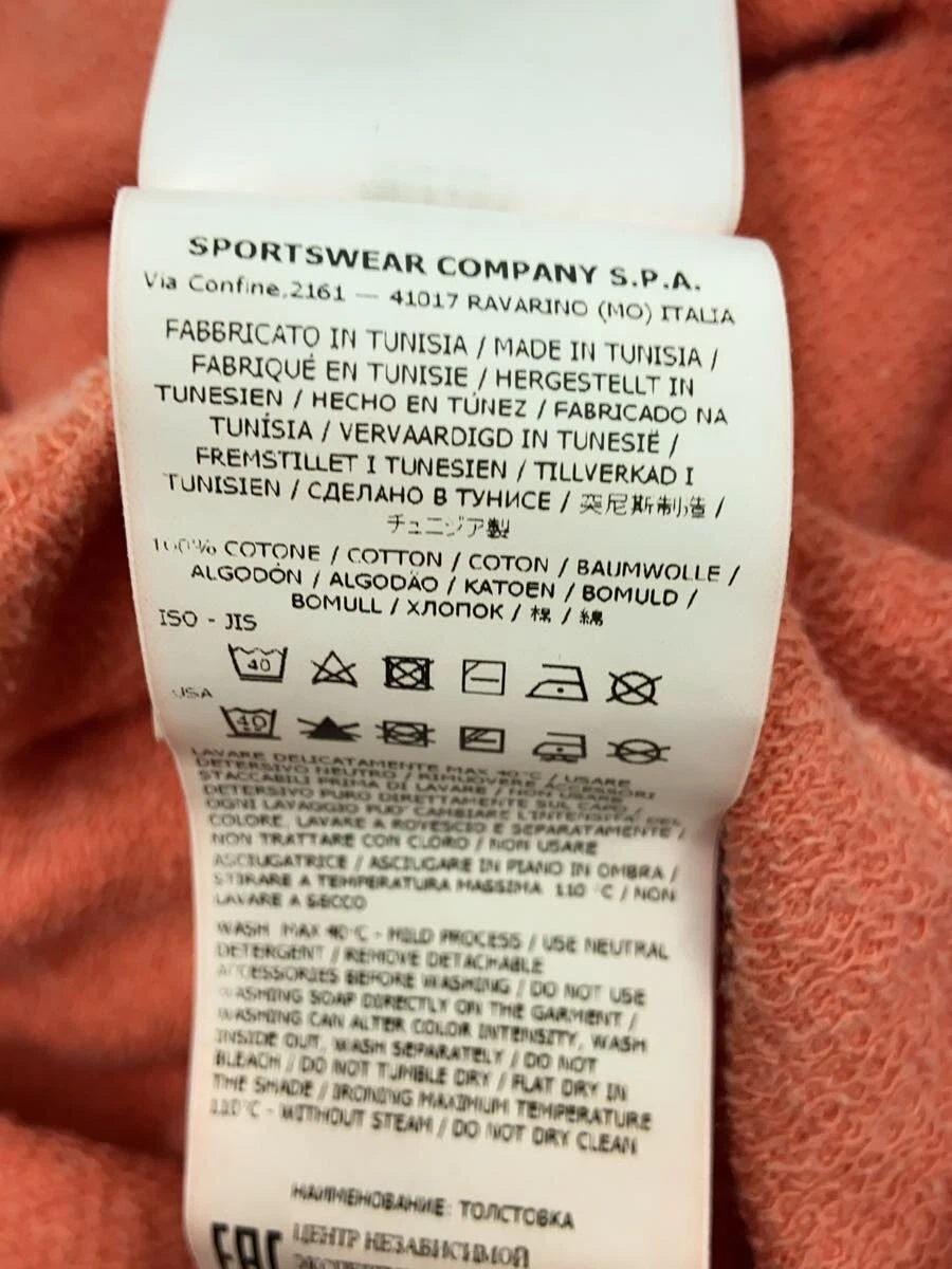 Felpa con cappuccio STONE ISLAND arancione L usata