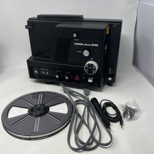 CHINON 6100 SOUND Super 8 MOVIE PROJECTOR With Cord Microphone