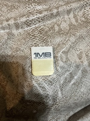 Sony PlayStation 1 PS1 KMD Gray Memory Card 1MB 15 Blocks Video Game Storage
